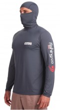Camiseta Dryfit Manga Longa Fishingco Ninja Pesca Ufp 50+ Cor Clip