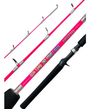 Vara De Gel Ultra Sensivel Pink Lady Rosa 1,20m 15-30lb Carretilha