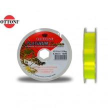 Linha Ottoni Platinum Carbon Yellow carretel 0,35mm/ 34.3lb - 15.6kg 100m