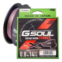 Linha Multifilamento G-soul Upgrade Pro X4 #0.8 - 14lbs - 0,15 mm 300m 