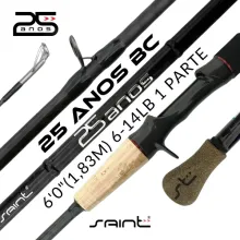 Vara Saint 25 Anos 6'0'' (1,83m) 6-14lbs - Carretilha